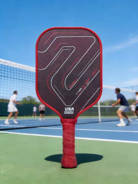 Titanium Wire Metal Edge Hot-Pressed Integrated Pickleball Paddle Board, Professional Competition Paddle, T700 Carbon Fiber Racket