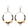 Earrings, agate accessory, wholesale, European style