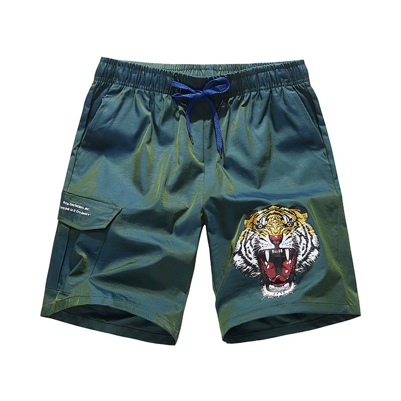 Шорты Мужские летние тонкие свободные брюки Мужские брюки Тенденции Повседневные спортивные мальчики Пляжные брюки