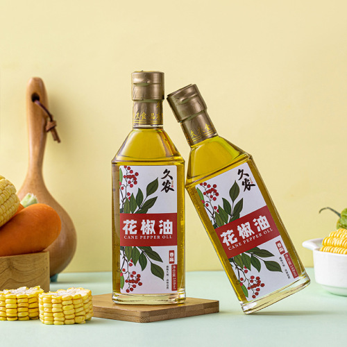 Sichuan Specialty Red Flower Pepper Oil, Hot Pressed Flower Pepper Oil, Cold Dressing Seasoning Oil, 168ml, Wholesale