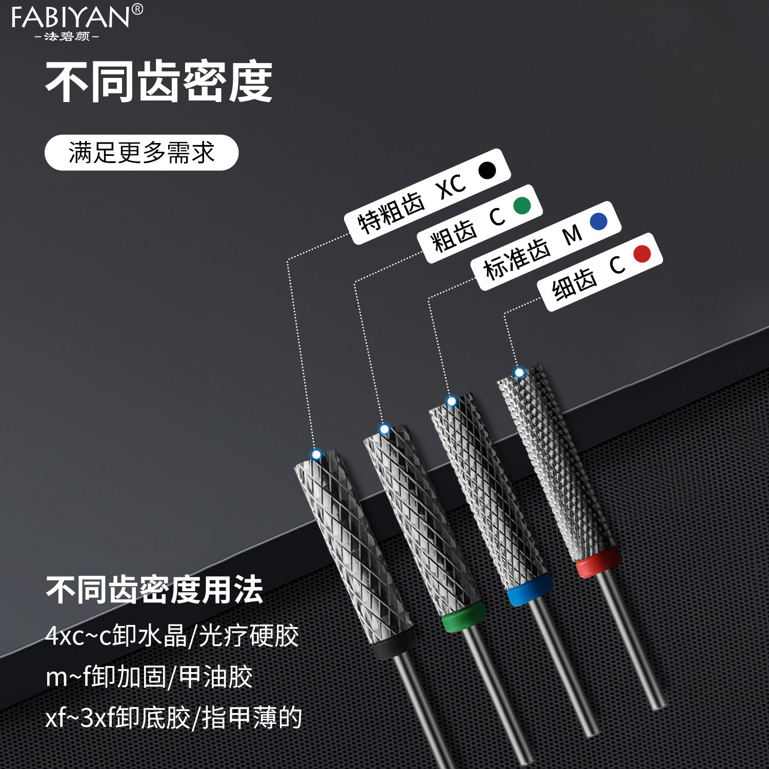 Cabeza de molienda extendida transfronteriza cabeza de molienda de acero de tungsteno diente cruzado eliminación rápida de uñas cabeza de molienda cinco en uno cabeza de molienda de alta calidad