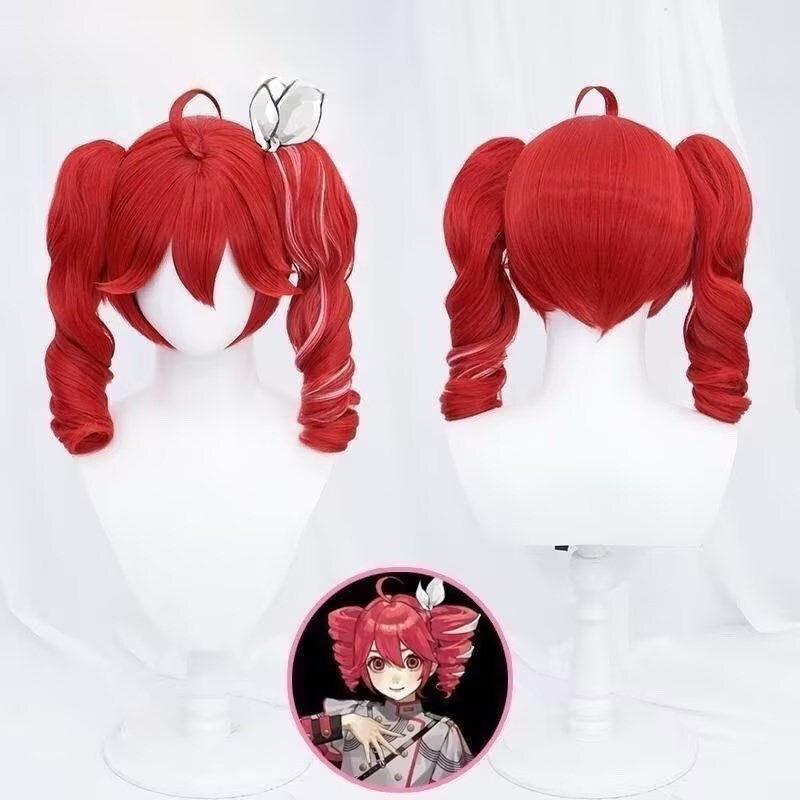 Silk Joy Future Hypnotic Technique Accent Mv Hatsune Miku Cosplay Wig with Tiger Claw Clip Double Ponytails Cosplay Wig