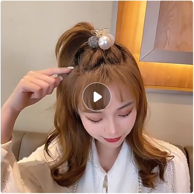 女性用レッドチェリーヘアクリップ、韓国製ハイエンド後頭部ハーフタイヘアクリップ、小さなシャーククリップ|undefined