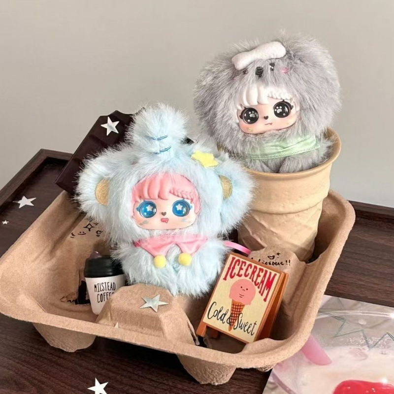 Sanmi 三咪兔人气新品：小宝手拉手毛绒盲盒，开启萌趣新风尚