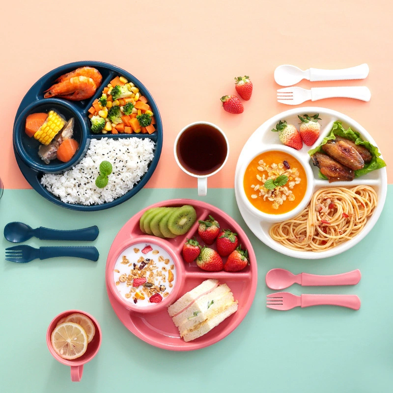 Japanese dinner plate for feeding, tableware, set