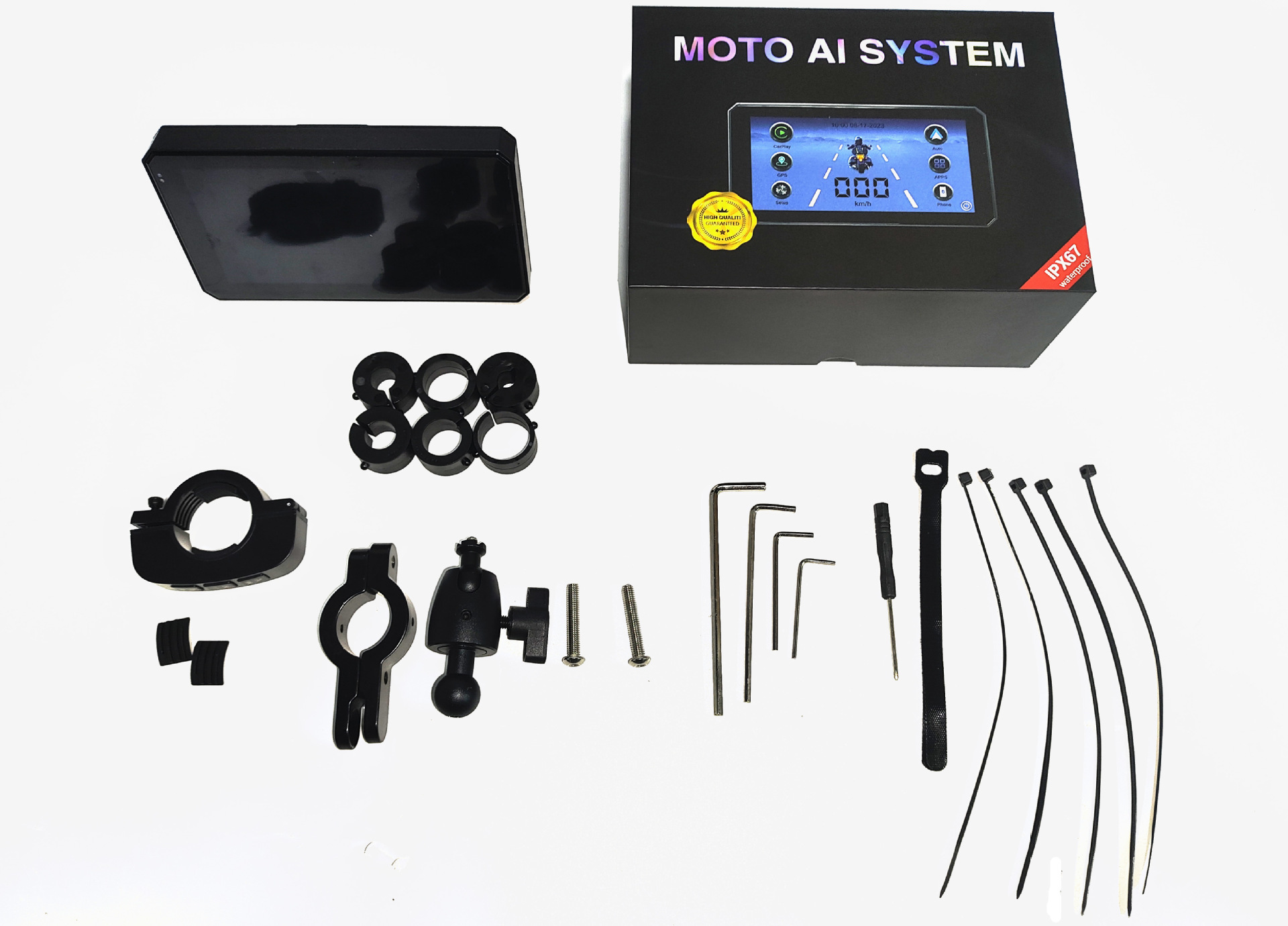 Road Top Road Top 5.98inch Waterproof Portable GPS Navigation Motorcycle CarPlay Display