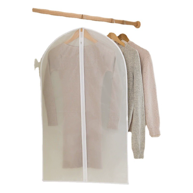 Одежда пылезащитный чехол PEVA полупрозрачный влагостойкие сумки для домашнего использования минималистичный матовый толстый мешок для пыли висит чехол для костюма