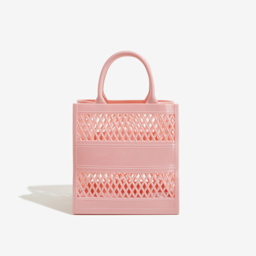 Bóhào Jelly Women's Handbag  New Model Cross-border Trade Shoulder Bag for Women Small Bag Lady Top-handle Small Square Bag 082