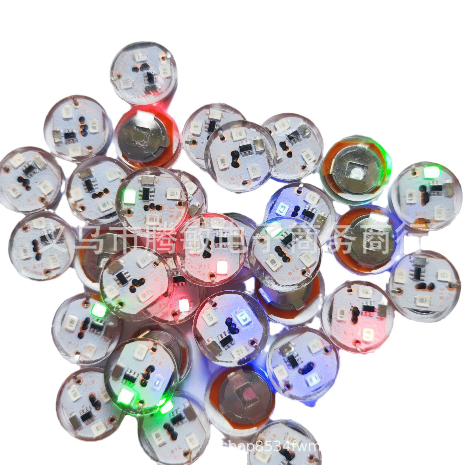 Круглые LED-туфли, фонарик, водонепроницаемая розетка, мигающая браслет, три цвета