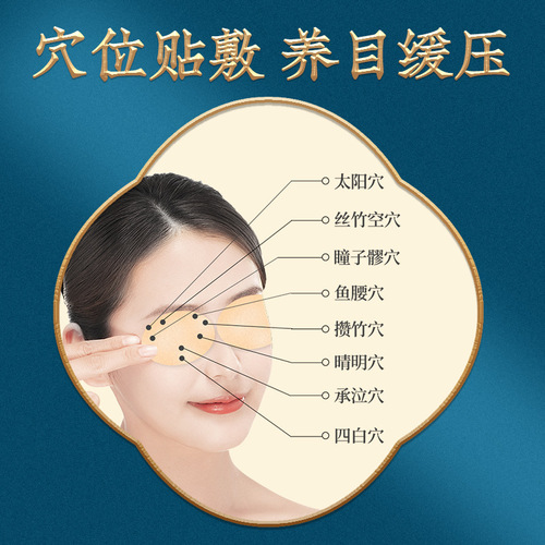 Nanjing Tongrentang mugwort eye protection patch eye moxibustion lutein moxibustion patch cold compress children's eye patch wholesale cold compress eye patch