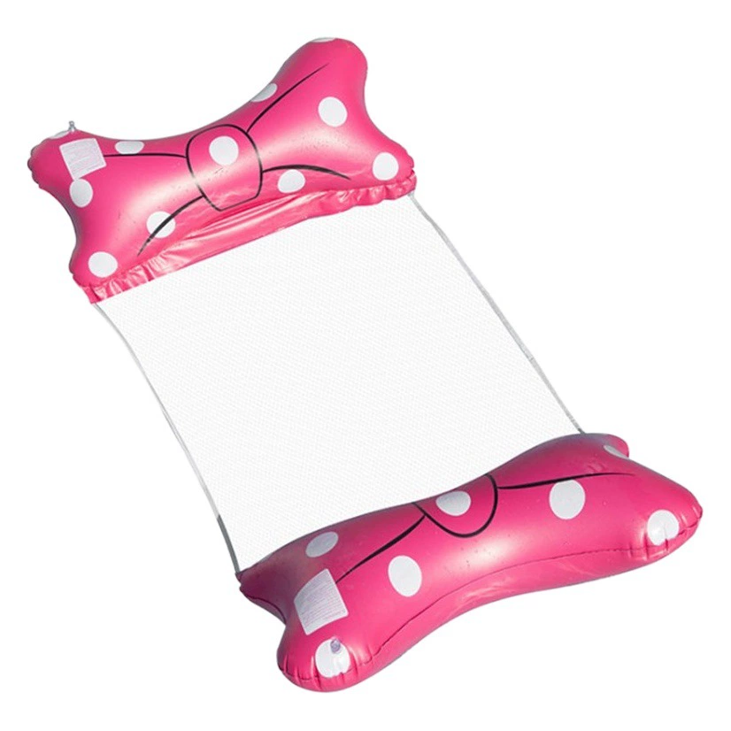 Надувной шезлонг из ПВХ для взрослых, надувной Новый гамак в полоску, новая водная трансграничная плавающая кровать с сетчатой плавающей кроватью