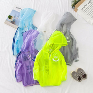 Boys Summer Sun Protection Clothing 2024 New Children's Air Conditioning Shirt Boys Breathable Lightweight Sun Protection Clothing Jacket Wholesale Trendy