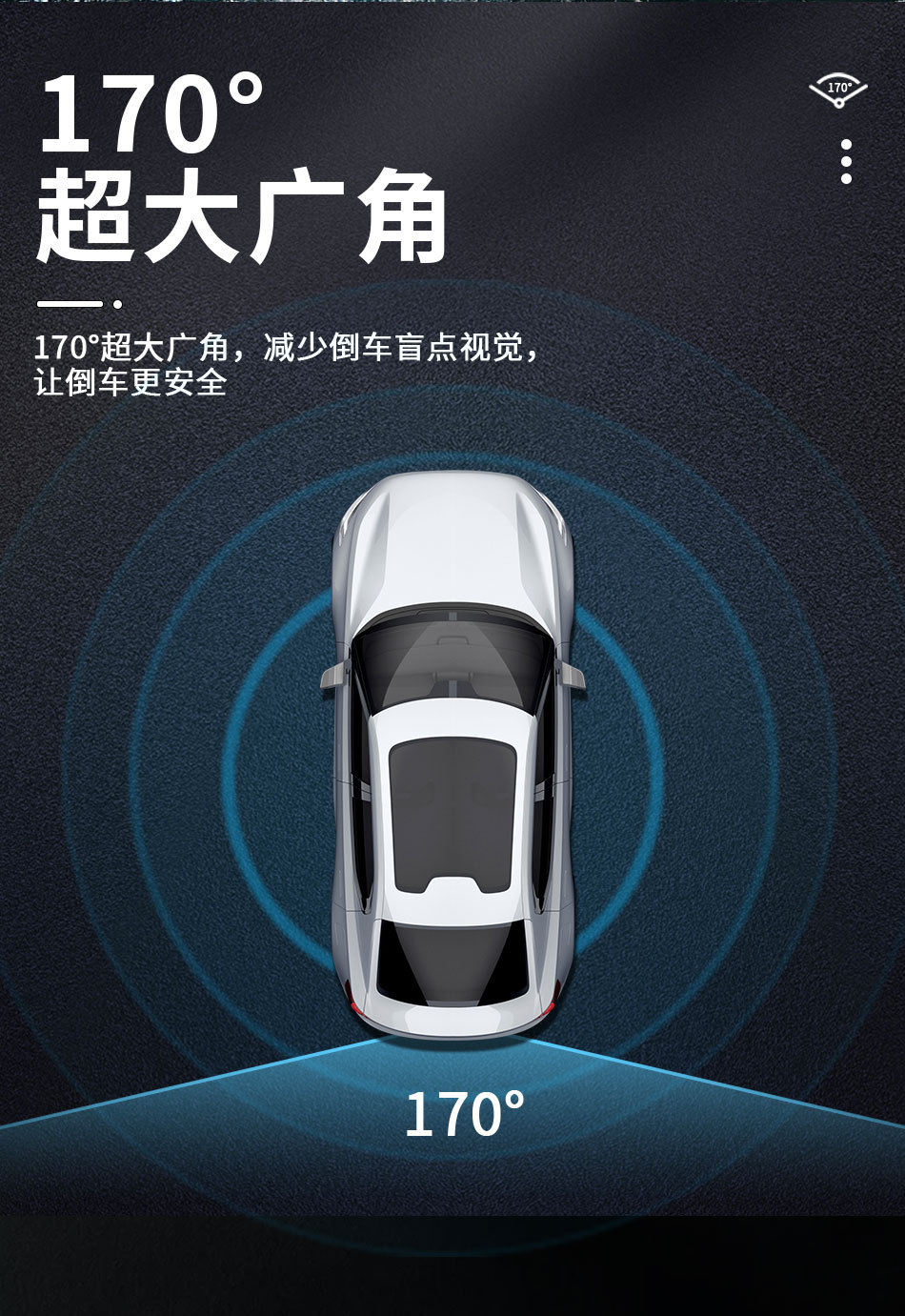 Ahd Vehicle Integrated Reversing Camera Suitable for Hyundai I30, Laishui, Elantra, Kia Soul