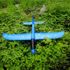 Airplane from foam, shatterproof glider, model, ultra light children's material, street toy, 48cm, wholesale