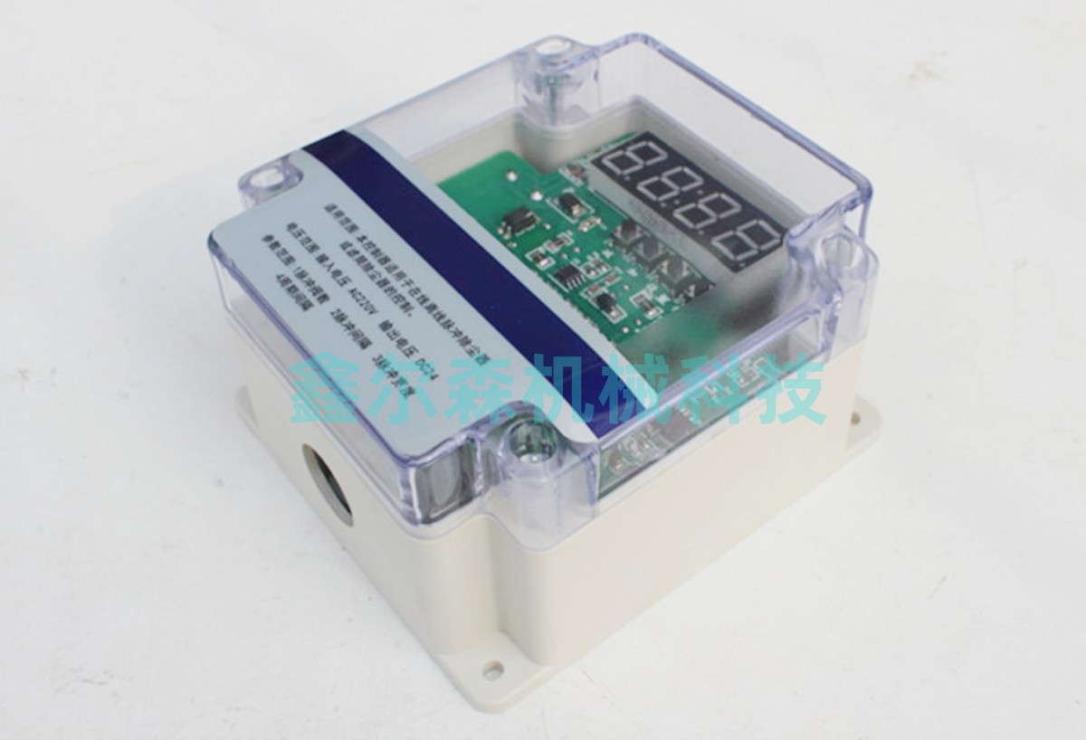 可编程脉冲除尘器喷吹在线控制仪220v24v PLC-08 脉冲阀控制仪