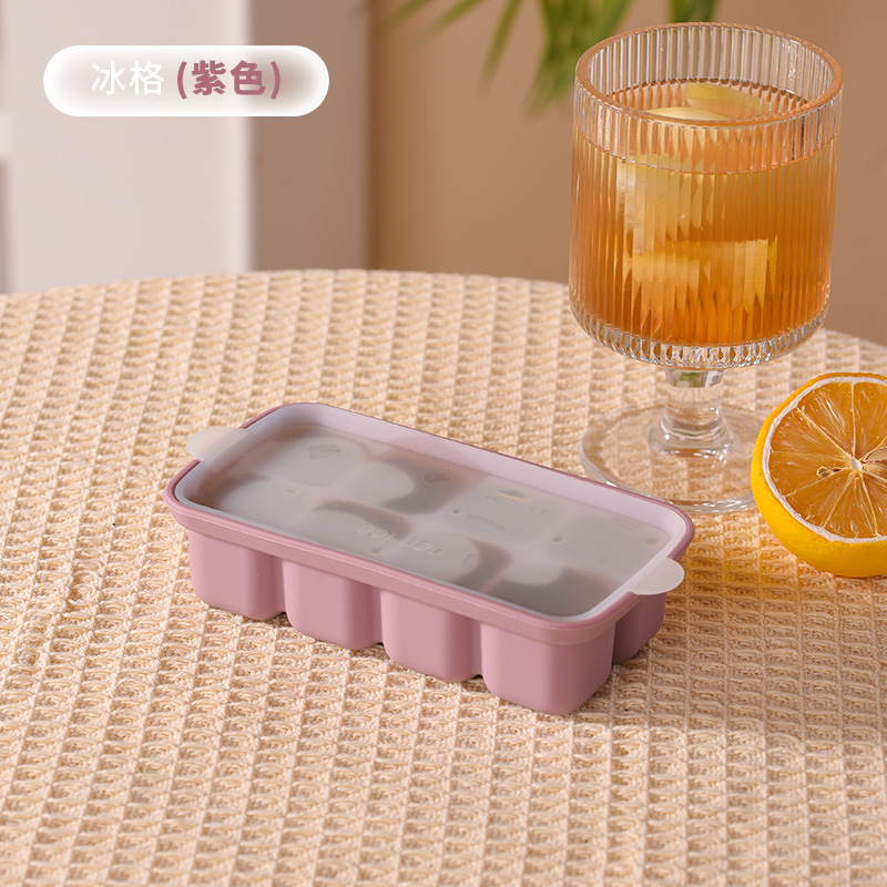 Verano casero de grado alimenticio de silicona de hielo bricolaje helado helado gelatina yogur recipiente para hacer helado molde