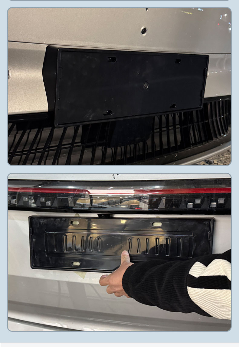 Suitable for 2024-2025 Yipai 008 License Plate Frame New Energy Full Edge License Plate Frame Green Plate New Regulation License Plate Frame