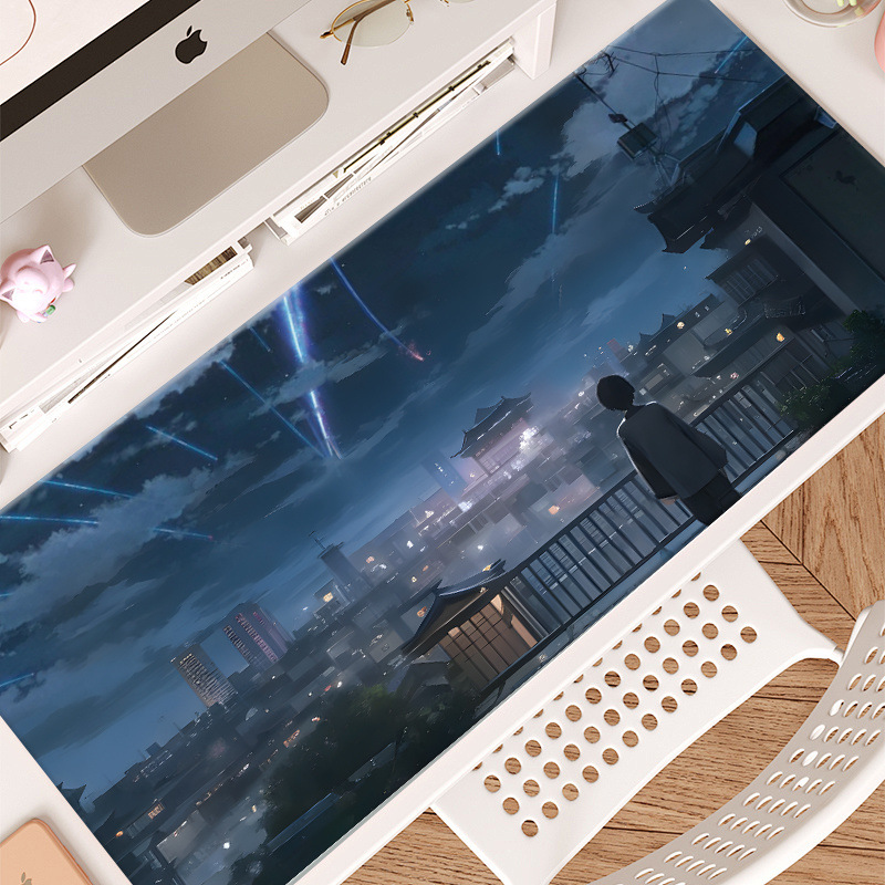 마우스 패드 초대형 2차원 잠금 가장자리 두꺼운 사무실 단축키 컴퓨터 키보드 패드 소스 공장 AliExpress