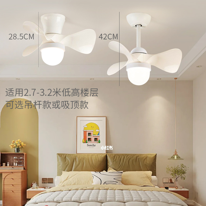Ventilador de techo inteligente con luz, nuevo modelo, ventilador de techo de frecuencia variable para uso doméstico, dormitorio, estudio, comedor, ventilador eléctrico con luz, accesorios de iluminación Zhongshan. image 5
