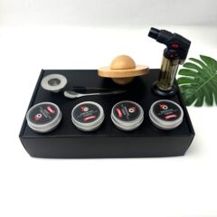 スポットクロスボーダーカクテルスモーカーセット 4つのフレーバー ウッドチップスモーカー ウイスキースモーカーセット