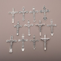 跨境新款热卖饰品项链配件十字架吊坠挂件挂饰锌合金 N款