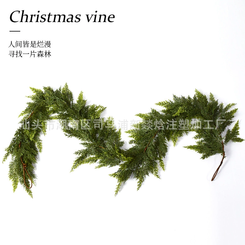 Имитация зеленых растений Рождественское ремесло листья кипариса Рождественское украшение DIY сосновые листья листья кипариса сосновые ветки Рождественские сосновые иглы