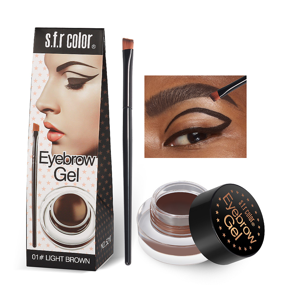 s.f.r. color fabricado para cejas, crema de cejas impermeable natural y duradera para novatos, no decoloración personalizada OEM