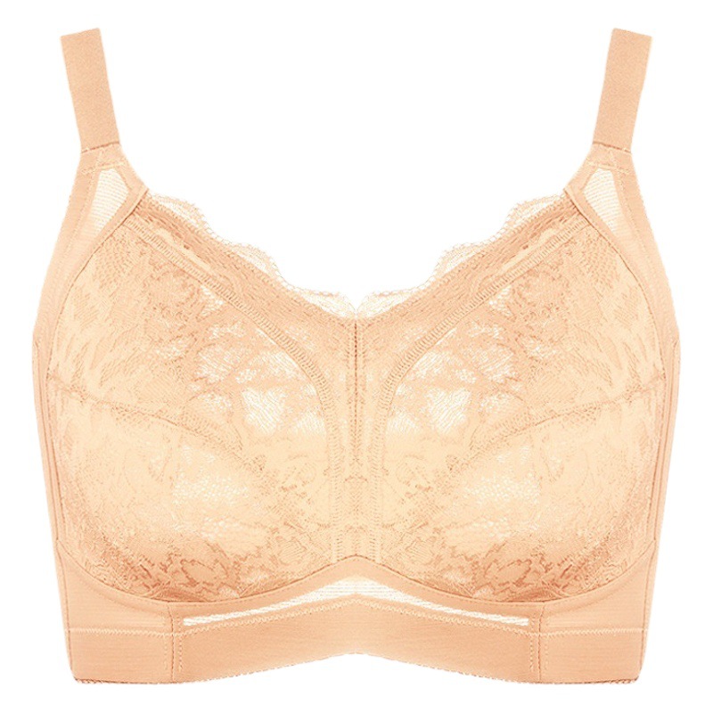 Al por mayor directo pequeño sujetador fino taza llena sin anillo de acero más tamaño ropa interior sujetador grasa MM200 libras