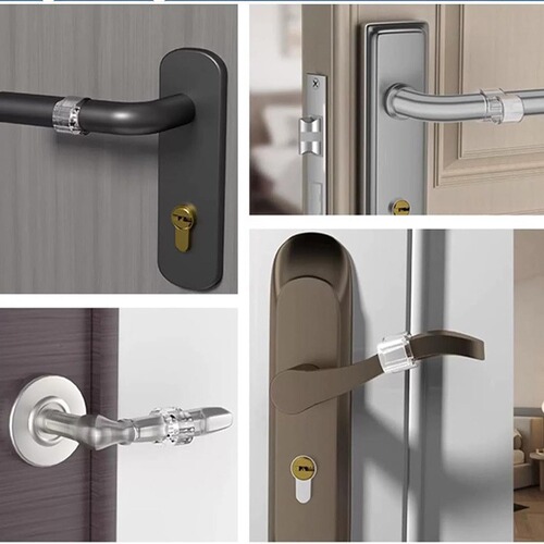 Door handle protector cushion window anti-collision pad transparent anti-scrape door magnet anti-collision ring strip