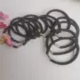 高弹黑色八角直条发绳