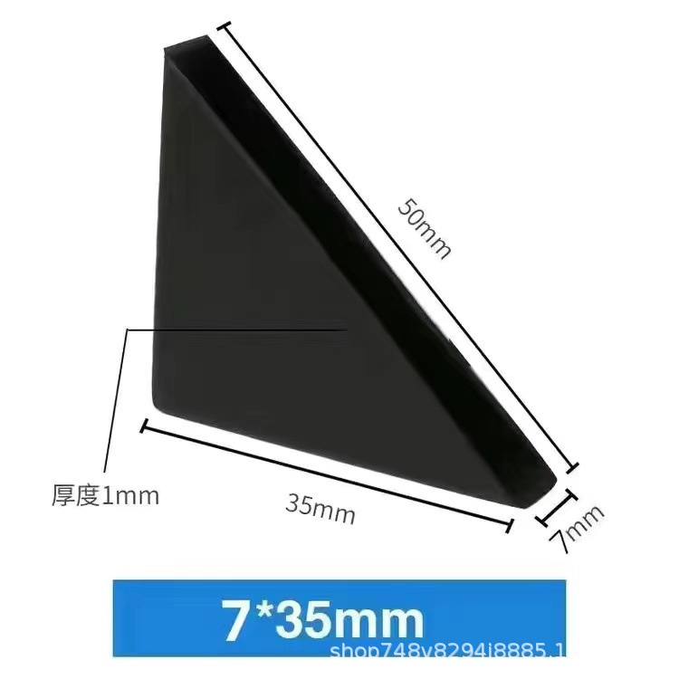 Embalaje de muebles triángulo anticolisión protección de esquina de plástico vidrio mármol protección de esquina de plástico fabricante