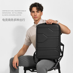新款双肩包男女款电竞背包炫酷硬壳箱背包双肩行李箱大容量扩容