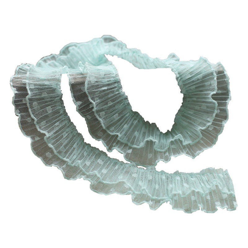 Accesorios de oreja de madera de doble capa color de encaje al por mayor accesorios de encaje de muñeca Lolita Nuevo