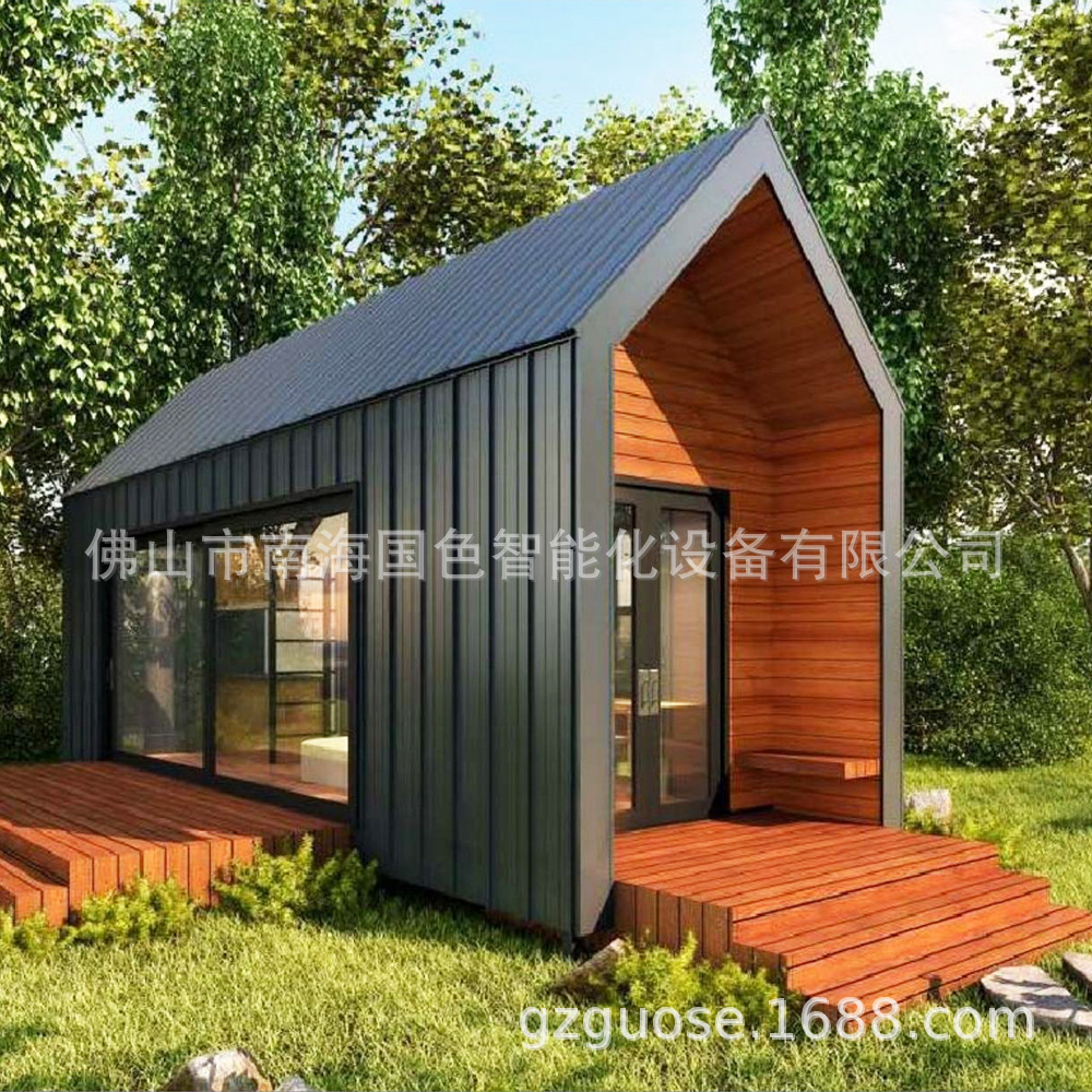 Creativo Luz de acero Villa Hotel móvil B & B oficina temporal Sunshine Room contenedor habitación móvil habitación Sunshine Room