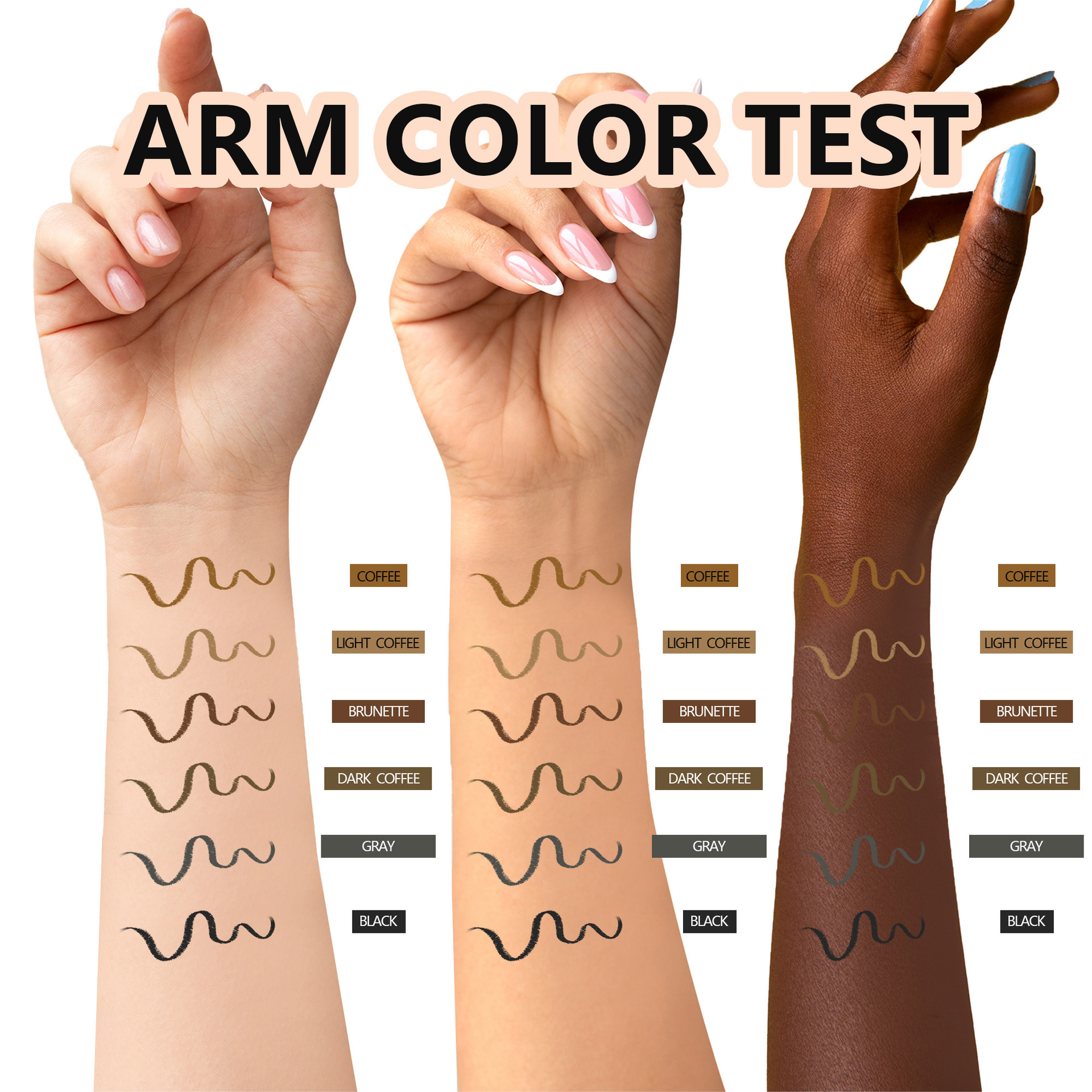 SHCOETY eyebrow brush, a wooden eyebrow brush, is waterproof, does not smudge or fade. It is a natural multi-color makeup pen that crosses borders undefined