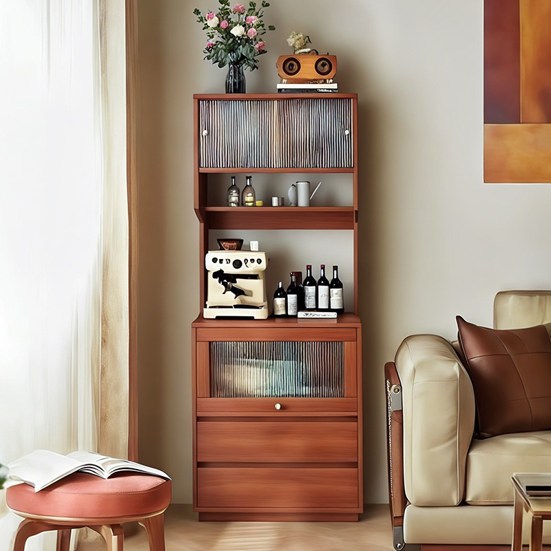 Armario de comedor contra la pared armario de almacenamiento integral 2025 nuevo armario de almacenamiento armario de café armario de té armario de almacenamiento de sala de estar