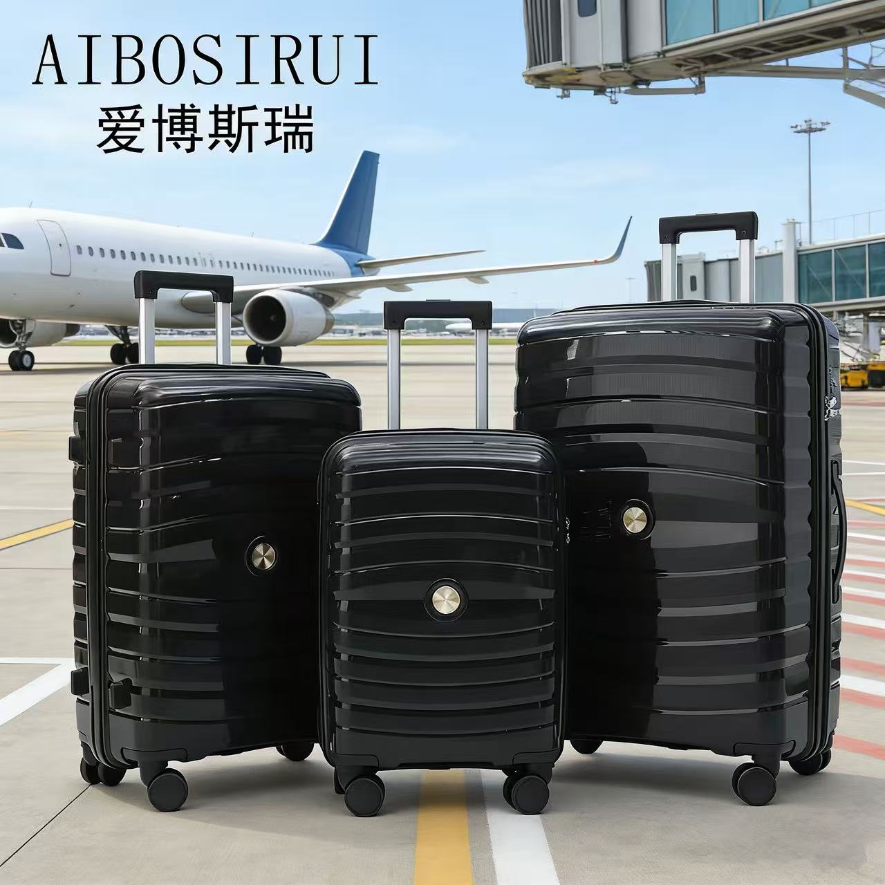 Procesamiento personalizado al aire libre de alto valor de cara colector de rueda universal diseño de gran capacidad de viaje caja de cifrado maleta