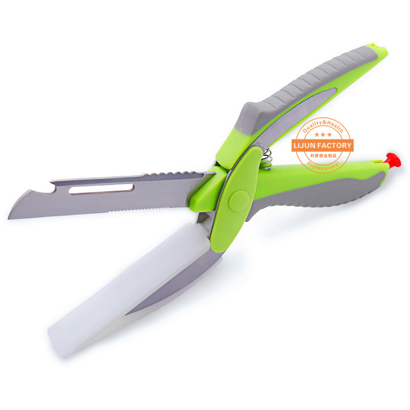 廠家現貨多用6合1食物聰明剪刀 二代蔬菜剪 可拆功能剪 廚房工具