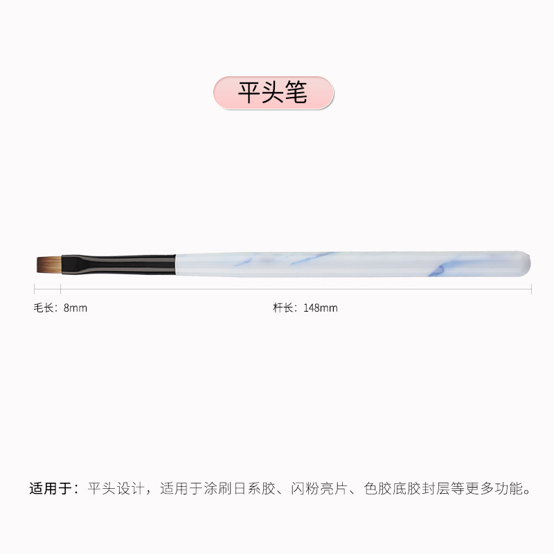 ネットの赤いネイルブラシのセットの色絵の線の機能のペンの日本式の大きい周囲の花の光の治療の筆のフランスの秋の菊のペン|undefined