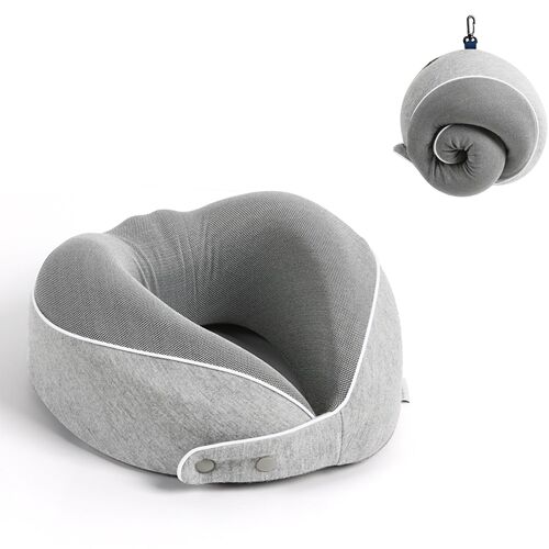 Cross-border best-selling u-shaped pillow neck pillow memory foam travel pillow slow rebound airplane pillow storage portable neck pillow u-shaped pillow