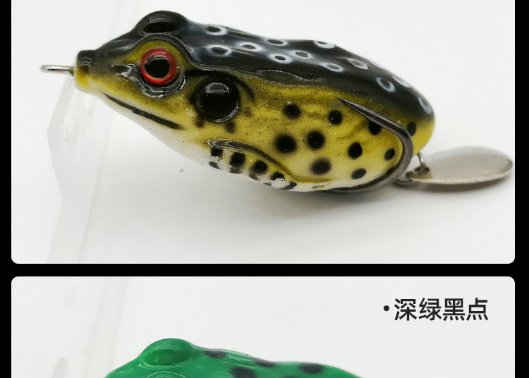 Floating Frogs Fishing Lures Soft Baits Bass Trout Fresh Water Fishing Lure