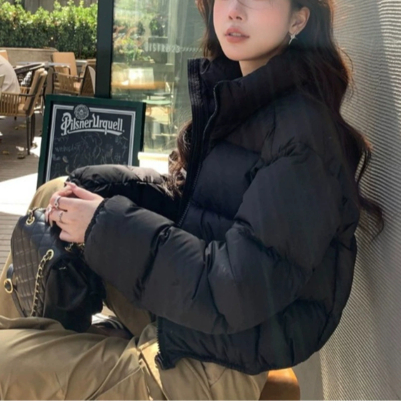 Black coffee down jacket