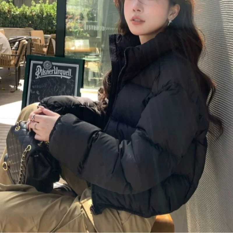 Black coffee down jacket