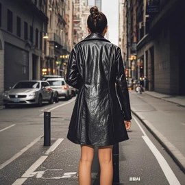 女式皮衣;半身裙;女装梭织加工