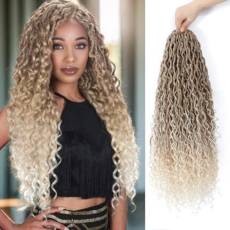 Nuevos productos europeos y estadounidenses, trenzas sucias, ganchillo, comercio exterior, venta caliente, Falsa diosa, río, Locs