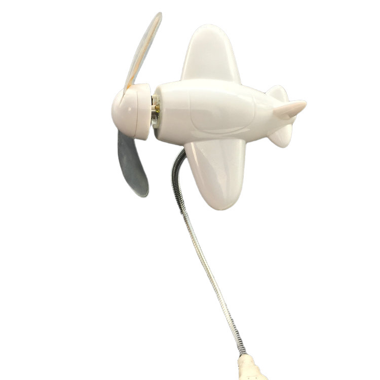 クリエイティブusb蛇形飛行機造形ファン広告diyフラッシュ発光ファンフラッシュファン|undefined