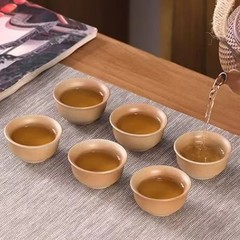 55mlのレトロな小さいお茶の杯の柴はお茶の杯を焼いてお茶を飲みます。