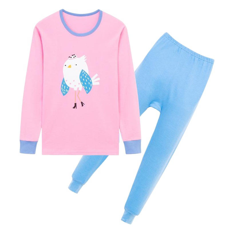 2023 nuevo medio y grande de los niños ropa interior traje niñas otoño pantalones largos cuello redondo suéter algodón