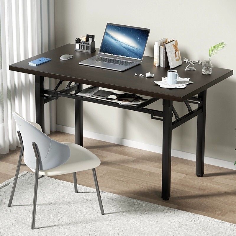 Folding Table, Study Desk, Portable Stall Table, Rectangular Training Table, Negotiation Table, Simple Computer Desk, Conference Table
