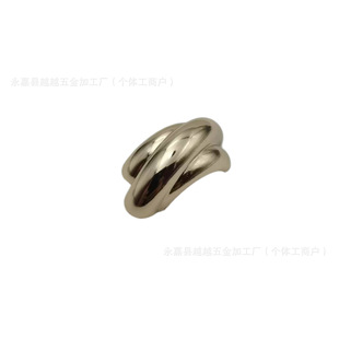 Shell Alloy Chest Connector Decorative Button Irregular Shaped Accessory Scarf Buckle Spinning Top Ornament Button